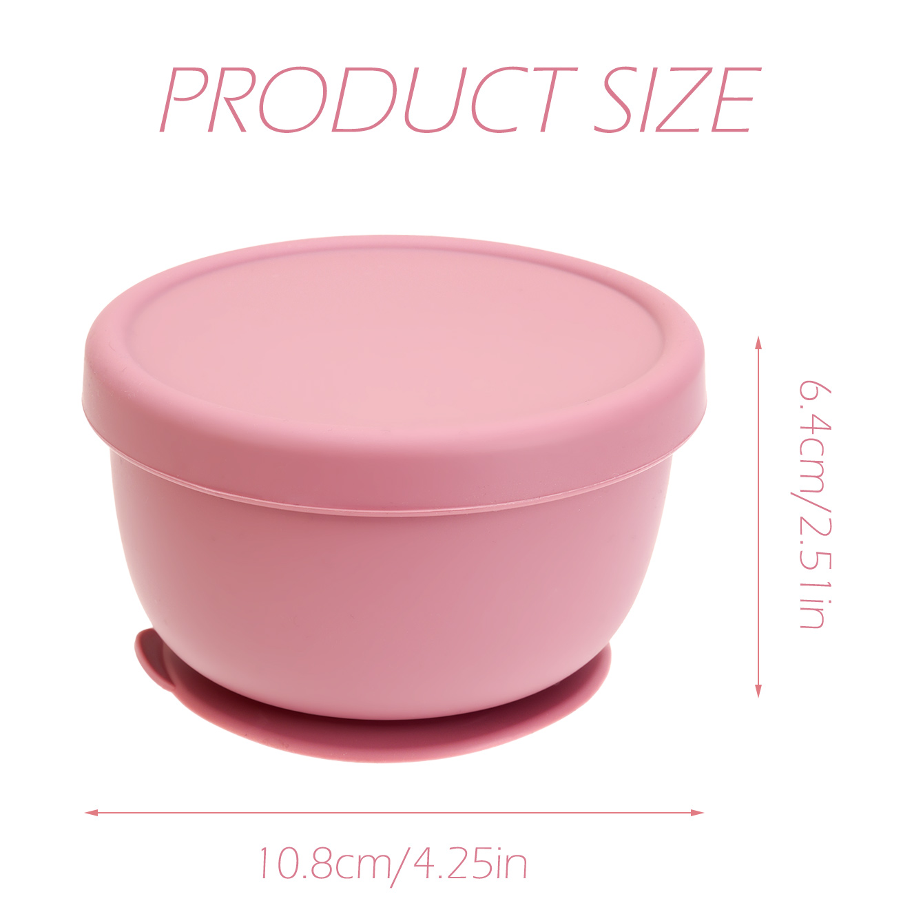 1PC Silicone Baby Feeding Bowl - Baby Food Jars With Lids ulasan dan harga