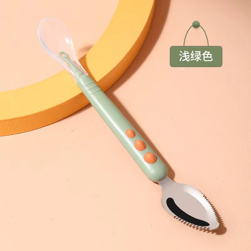 Double Head Baby Spoon Silicon - Baby Food Menu ulasan dan harga