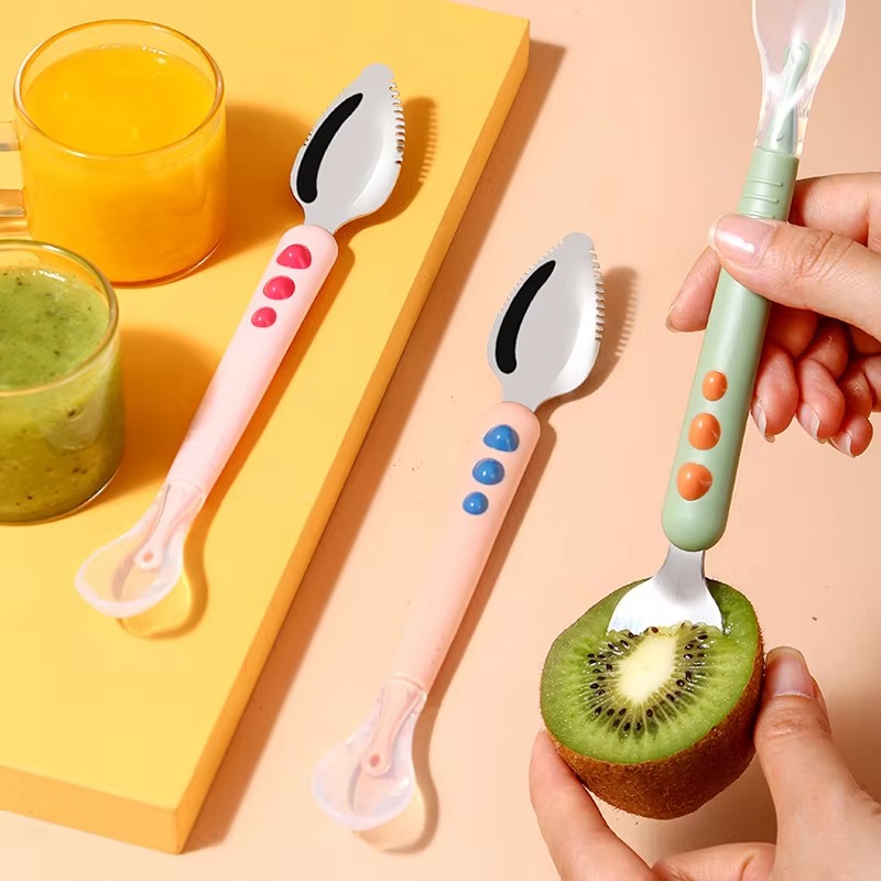 Double Head Baby Spoon Silicon - Baby Food Menu ulasan dan harga