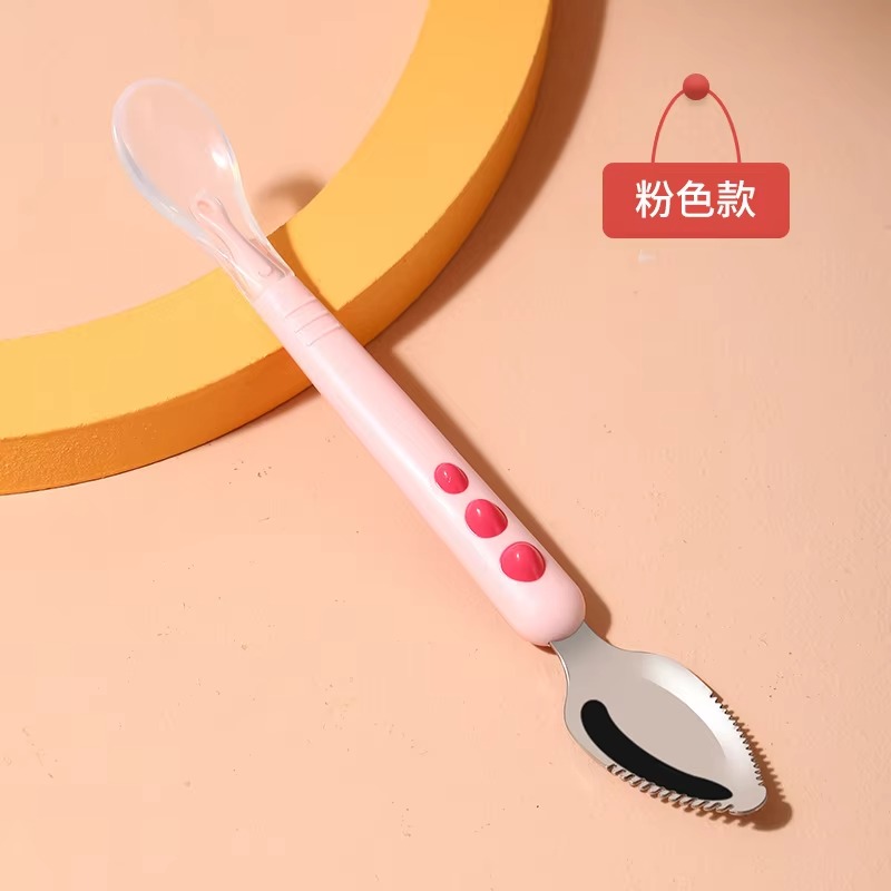 Double Head Baby Spoon Silicon - Baby Food Menu ulasan dan harga