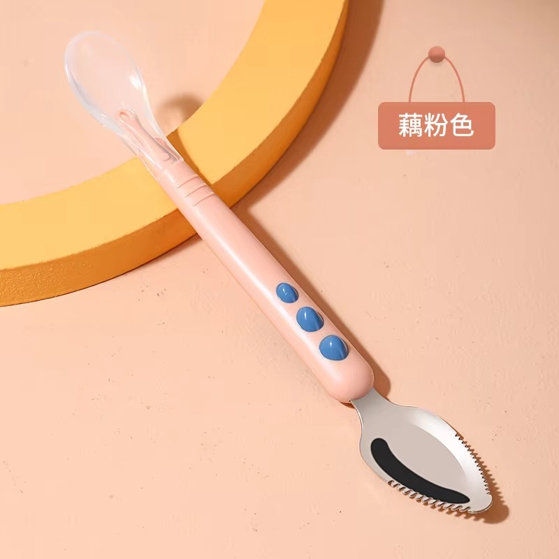Double Head Baby Spoon Silicon - Baby Food Menu ulasan dan harga