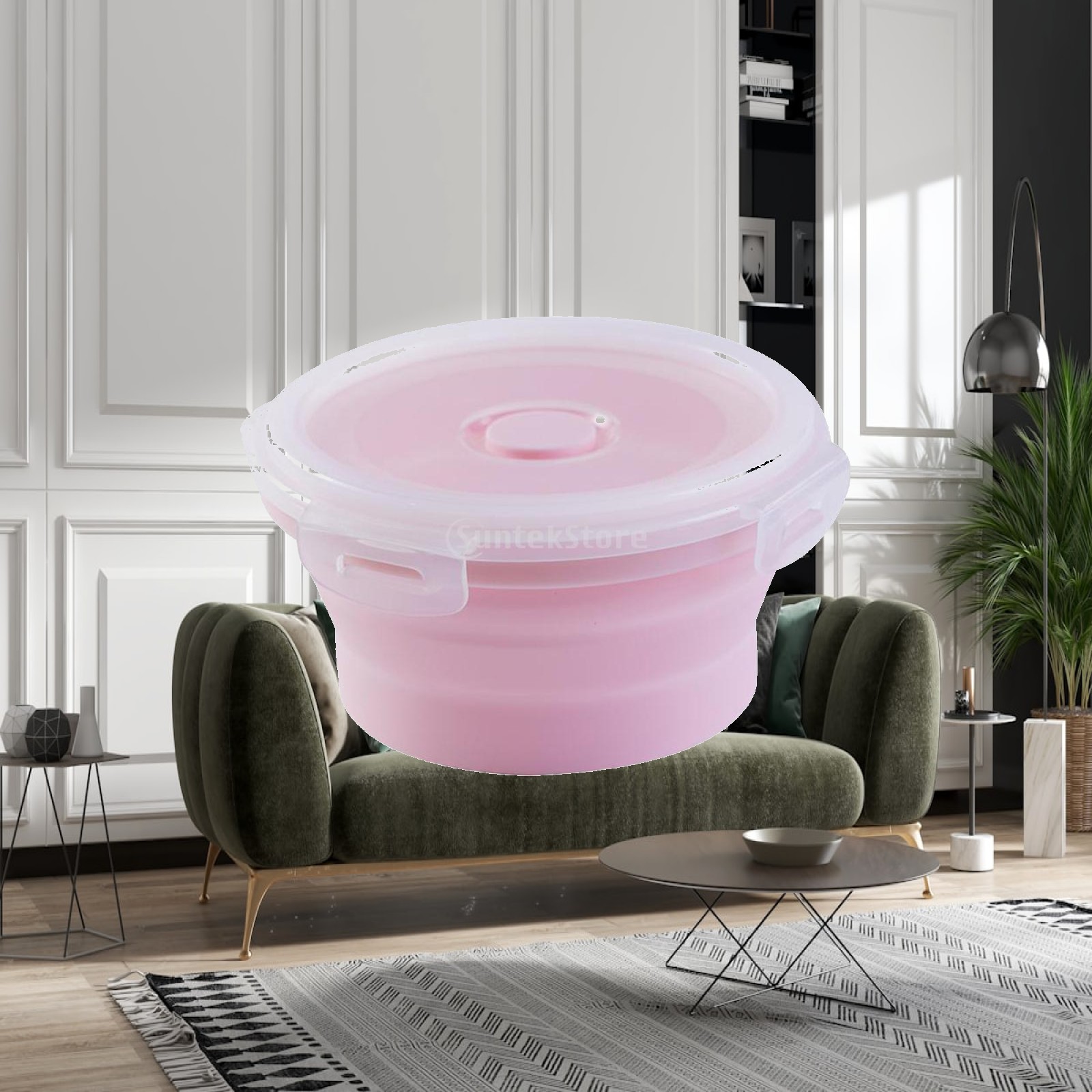 Collapsible Silicone Bowl with - Baby Food Vegetables ulasan dan harga