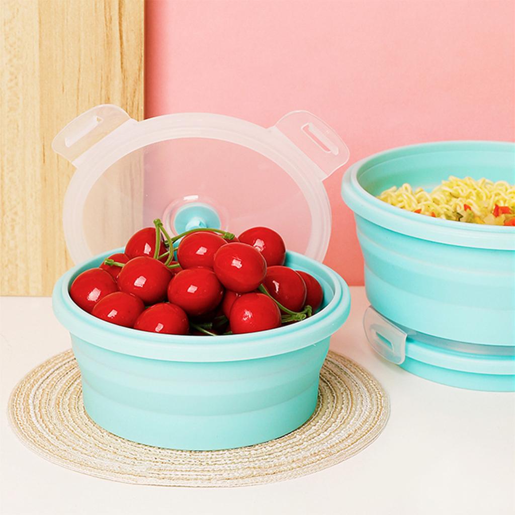 Collapsible Silicone Bowl with - Baby Food Vegetables ulasan dan harga