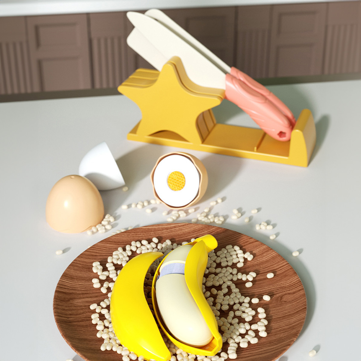 Cutting Play Food Toys Kitchen - Baby Food Vegetables ulasan dan harga